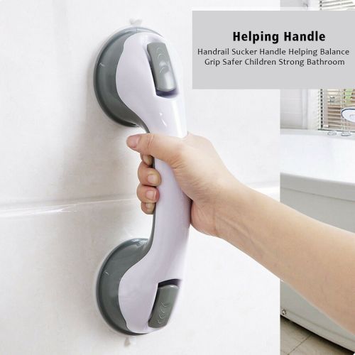 Power Shower Grip Handle Bathroom Suction Grab Bar Safety Rail Tub Bath Vacuum Power Shower Grip Handle Bathroom Suction Grab Bar Safety Rail Tub Bath Vacuum